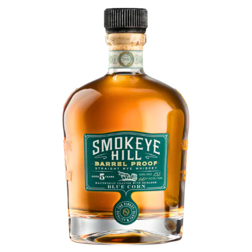 Smokeye Hill Barrel Proof Blended Rye Whiskey is more than a pour - it’s a journey into uncharted territory. Driven by rye’s bold spice and layered with heirloom blue corn, yellow corn, and malted barley, this first-of-its-kind mash bill delivers remarkable depth.

Bottled at barrel proof and left unfiltered, this rye opens with dried apricot, cinnamon, and toasted oak then yields to layers of vanilla, honey, and black tea. Crafted with a touch of Smokeye Hill Barrel Proof Bourbon to achieve our signature flavor, this rye is best savored slowly - offering rugged warmth, an enduring finish, and the unmistakable taste of Smokeye Hill.
