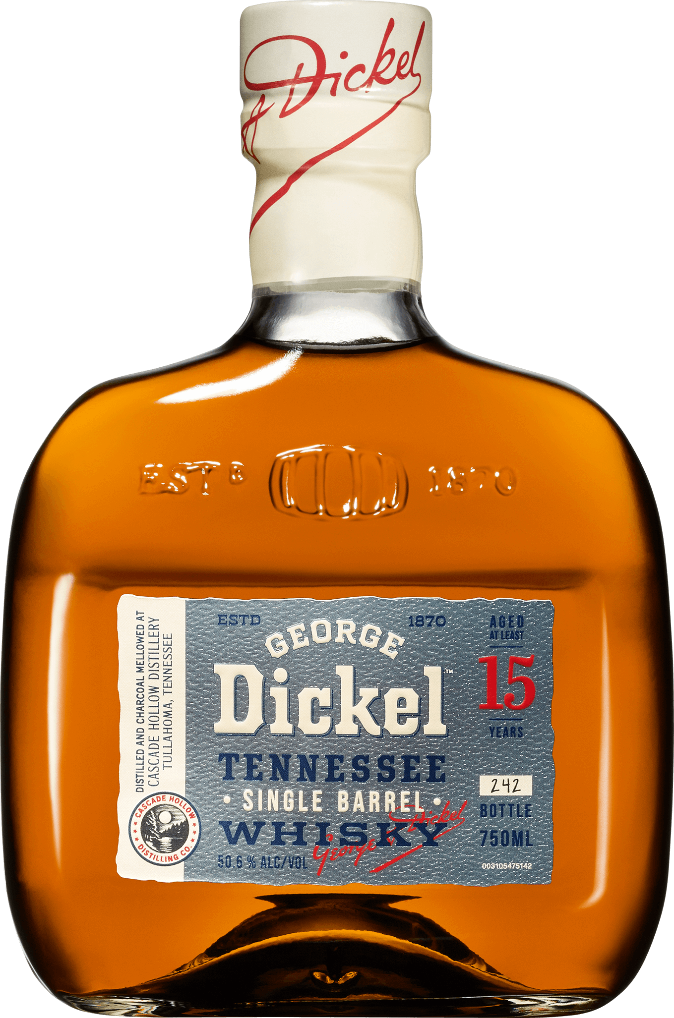 dickel 15 year single barrel
