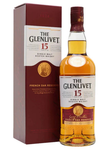 Glenlivet 15 Year Single Malt Scotch Whisky 750ml