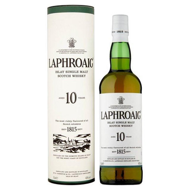 Laphroaig 10 Year Single Malt Scotch Whisky 750ml - Emilios