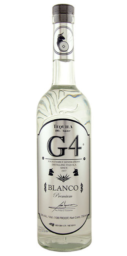 G4 High Proof 108 Blanco Tequila 750ml