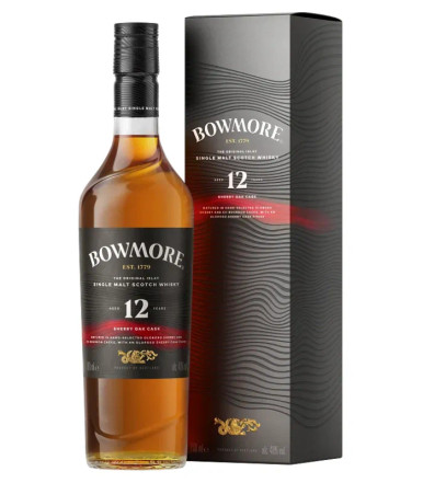 Bowmore 12 Year Sherry Old Islay Single Malt Scotch 750ml