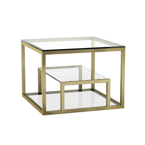 Barolo Gold End Table
Brushed Gold Frame