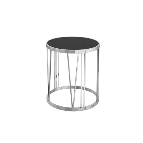 Roman Black End Table