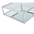  Caspian Coffee Table
Tempered glass top and with mirror base 