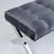 Lauren Charcoal Velvet Bench 59"