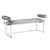 Serena Silver Satin Bench