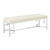 Tribeca Beige Reptile Bench