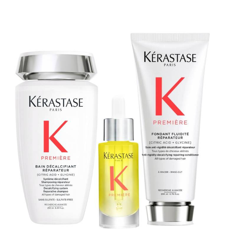 Kerastase Premiere Shampoo, Conditioner & Repairing Oil Trio
