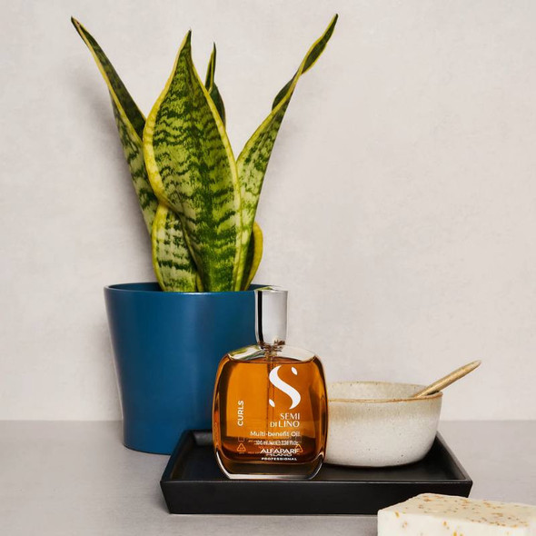 Alfaparf Semi Di Lino Curls Multi-Benefit Oil 100ml Live 