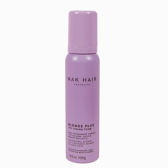 NAK Blonde Plus10v Toning Foam 143ml