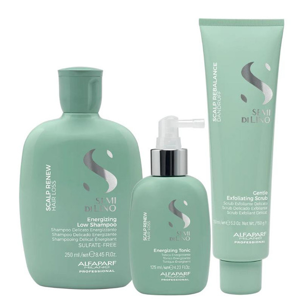Alfaparf Semi Di Lino Scalp RENEW Bundle