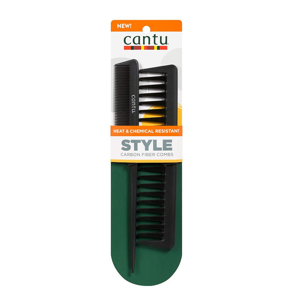 Cantu Carbon Fibre Comb Set x2