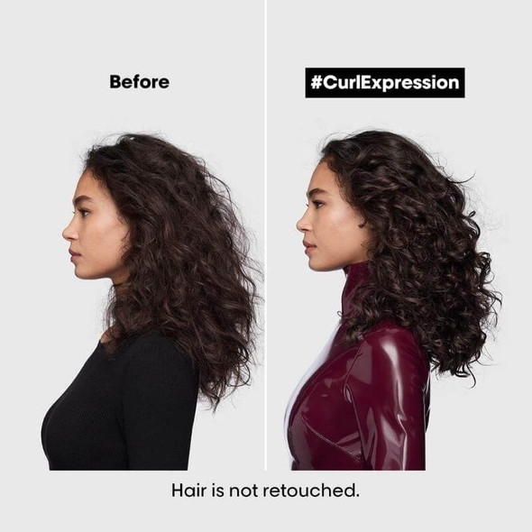 L'Oréal Professionnel Curl Expression Multi-benefit 10 in 1 Mousse 250ml before/after