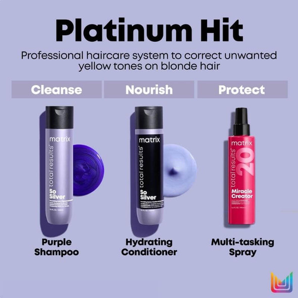 Matrix Total Results So Silver Purple Toning Trio Giftset Routine
