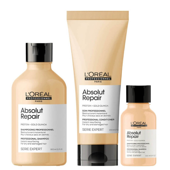 L'Oréal Professionnel Absolut Repair Bundle - FREE 100ml Shampoo 