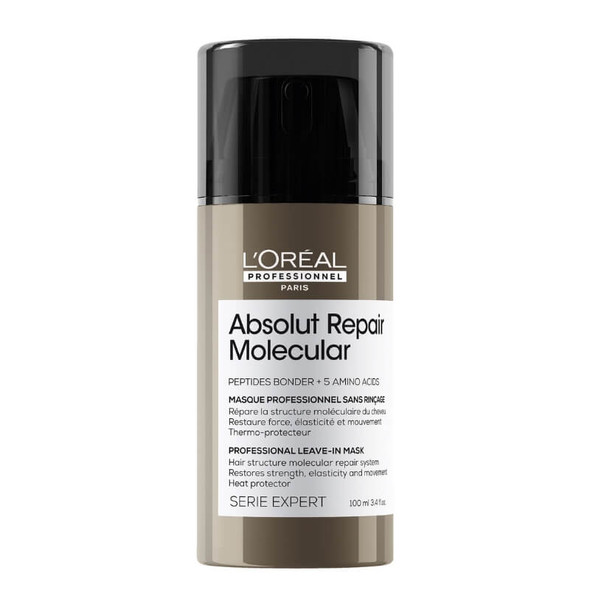 L'Oréal Professionnel Absolut Repair Molecular, Molecular Repairing Leave-in Mask for Damaged Hair 100ml