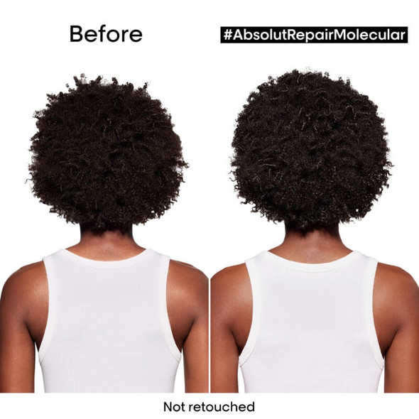 L'Oréal Professionnel Absolut Repair Molecular Shampoo 300ml (Damaged Hair) Before/after