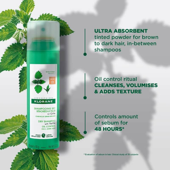 Klorane Nettle Tinted Dry Shampoo 150ml