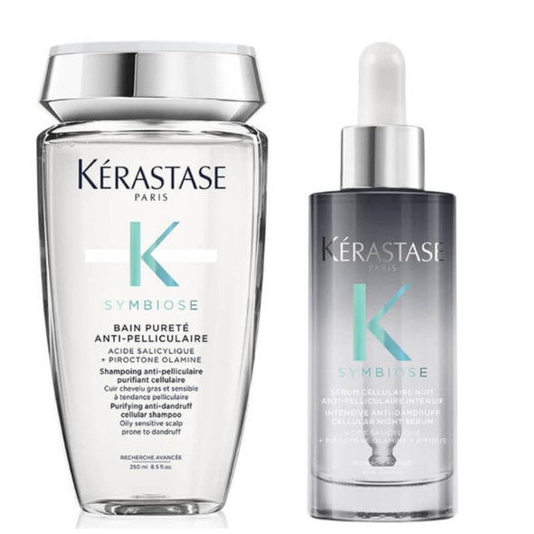 Kérastase Symbiose Anti-Dandruff Cleanse and Treat Duo for Oily Scalps