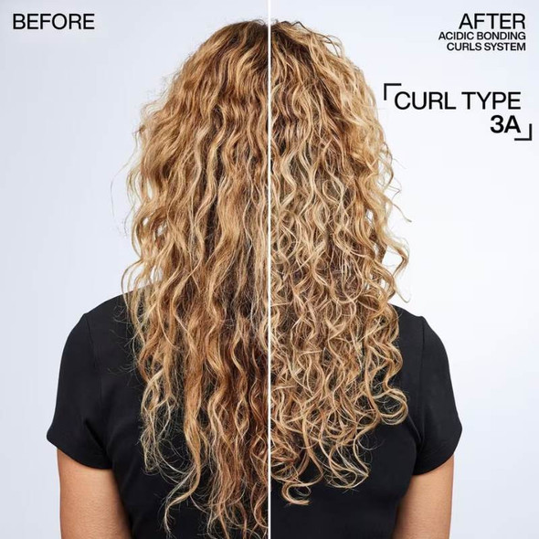 Redken Acidic Bonding Curls Shampoo 300ml Before/After