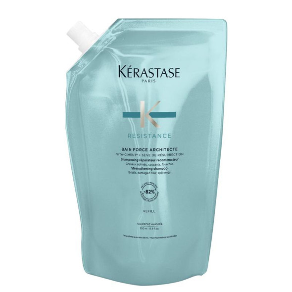 Kerastase Resistance Bain Force Architecte Shampoo 500ml Refill Pouch