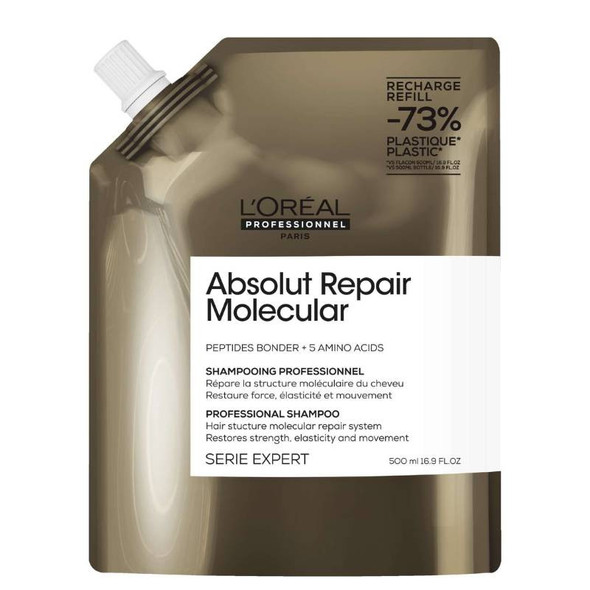 L'Oreal Professional Absolut Repair Molecular Shampoo Refill 500ml