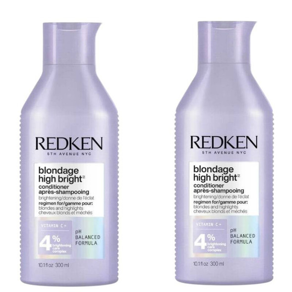 Redken Blondage High Bright Conditioner 300ml Duo