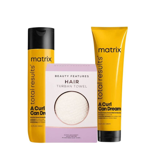 Matrix A Curl Can Dream Shampoo & Mask Duo With FREE Microfibre Hair Towel