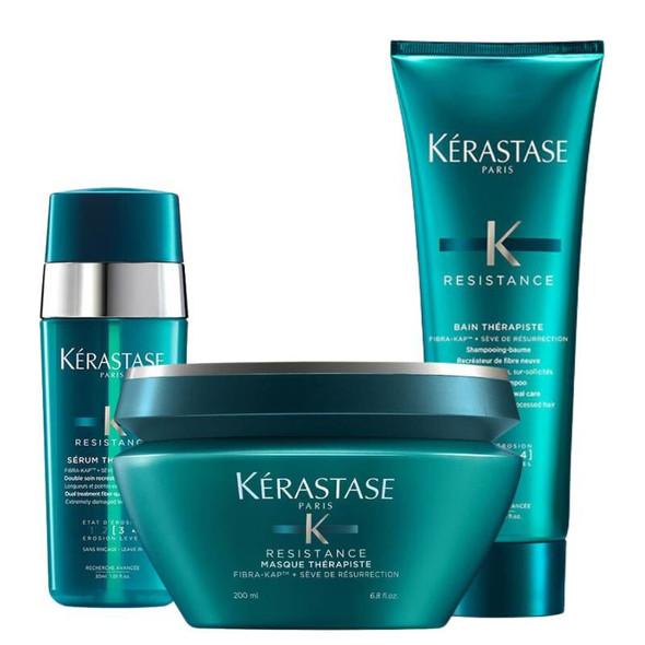 Kérastase Resistance Therapiste Shampoo, Masque and Serum Trio