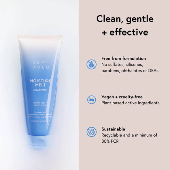 SEA + SOLU Moisture Melt Shampoo 250ml 2
