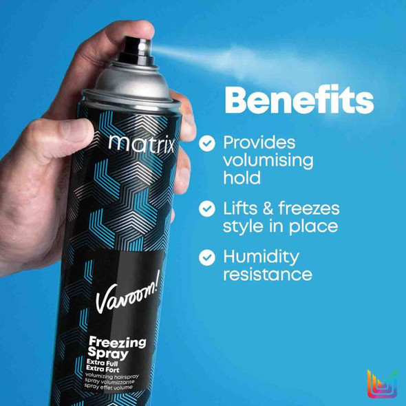 Matrix VaVoom Freeze Spray Extra Full Volumising Hairspray 500ml  2