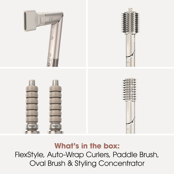 Shark FlexStyle 4 in 1 Air Styler & Hair Dryer For Straight & Wavy Hair - Stone 3