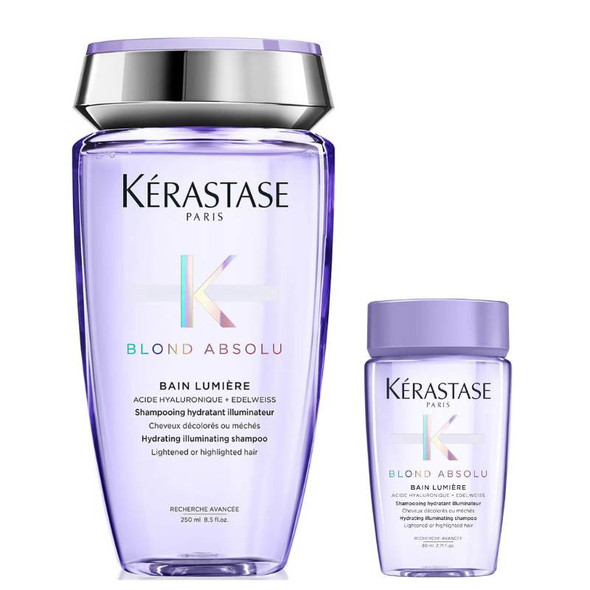 Kerastase Blond Absolu Bain Lumiere 250ml Shampoo + FREE 80ml Mini