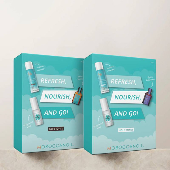Moroccanoil Refresh, Nourish & Go Kit - Dark 2