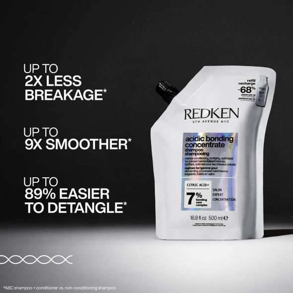 Redken Acidic Bonding Concentrate Shampoo Refill Pouch 500ml 2