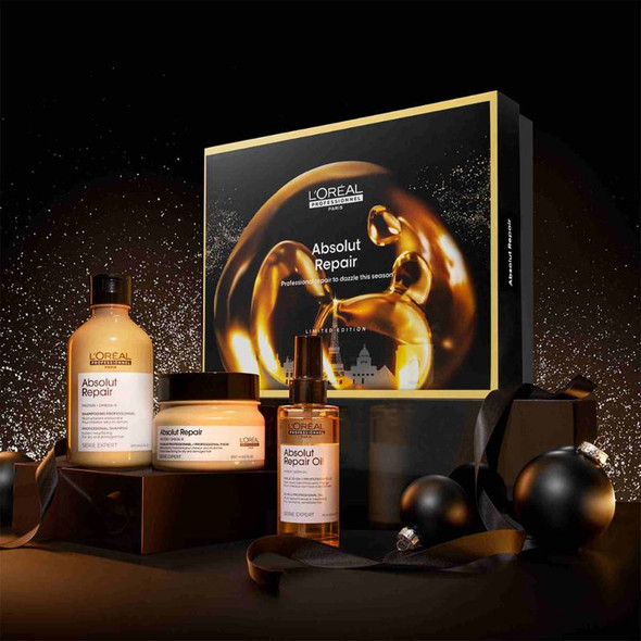 L'Oreal Professionnel Absolut Repair Trio Christmas Gift Set 2025 2