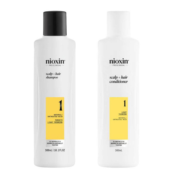 Nioxin System 1 Shampoo & Conditioner Bundle