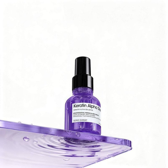 L'Oréal Professionnel Keratin Alpha Sleek Hair Serum Anti Frizz 50ml 2