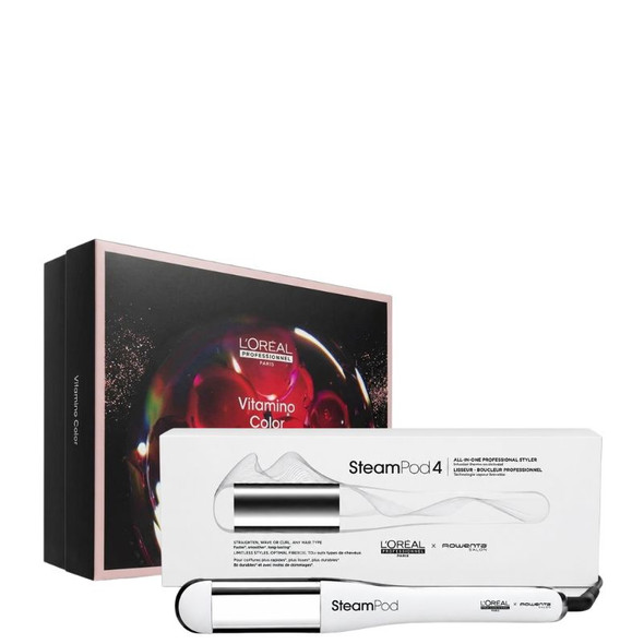 L'Oreal Professionnel Steampod 4.0 With FREE L'Oreal Professionnel Vitamino Color Trio Gift Set