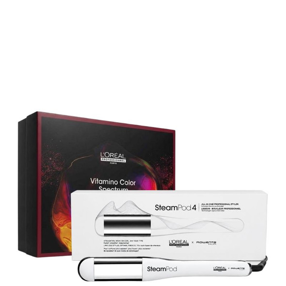 L'Oreal Professionnel Steampod 4.0 With FREE L'Oreal Professionnel Vitamino Color Spectrum Trio Gift Set