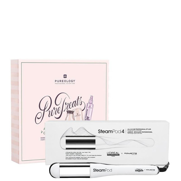 L'Oreal Professionnel Steampod 4.0 With FREE Pureology Pure Volume Gift Set