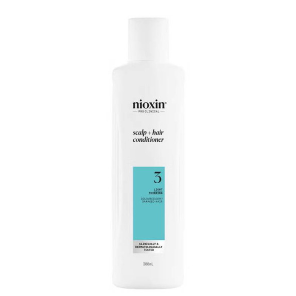 Nioxin Thickening System 3 Conditioner for Coloured Dry and Damaged Hair with Light Thinning 300ml