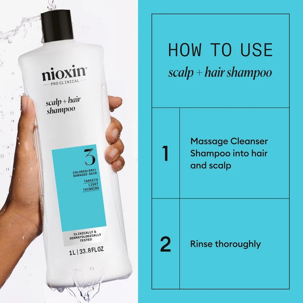 Nioxin Cleanser 3 - 1000ml (Shampoo)