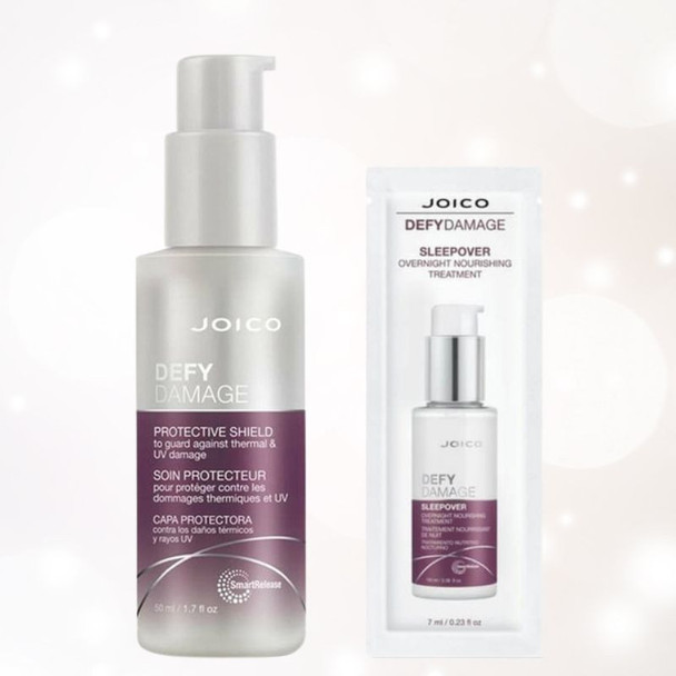 Joico Defy Damage Protective Shield & Sleepover Foil promo