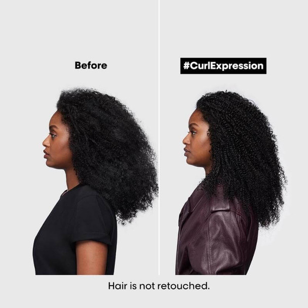 L'Oreal Professionnel Curl Expression Drying Accelerator 150ml Before / After