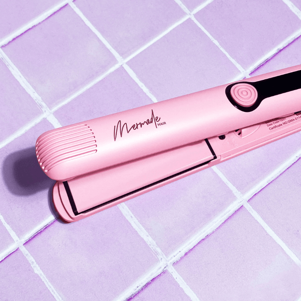 Mermade Hair Straightener 28mm Signature Pink