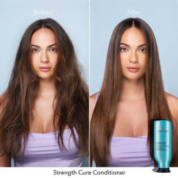 Pureology Strength Cure Conditioner 1L before/After