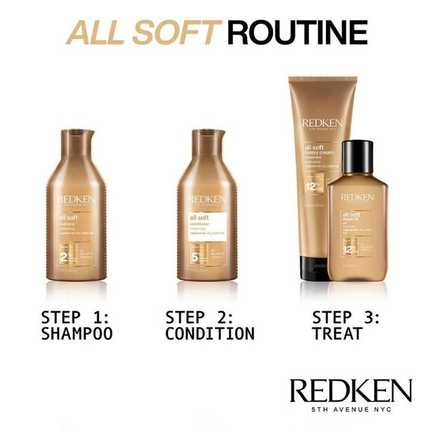 Redken All Soft Shampoo Duo (2 X 300ml)