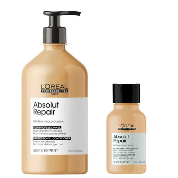  L'Oréal Professionnel Absolut Repair Shampoo 750ml + 100ml FREE 